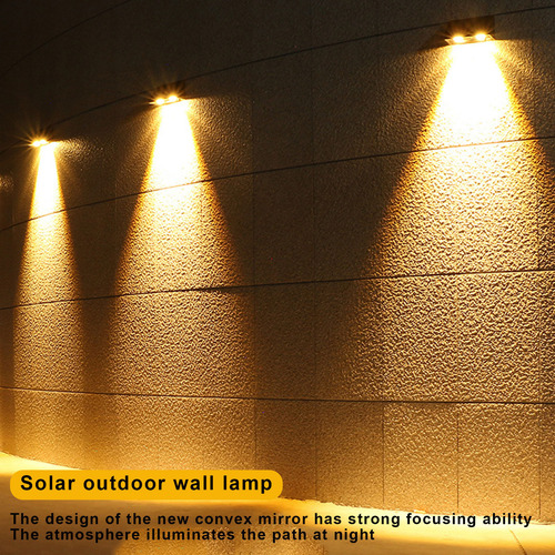 La Luz Solar De 200 Led Se Enciende En La Oscuridad Y Detect