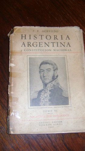 Historia Argentina Y Constitucion Nacional Acevedo Serie25.1