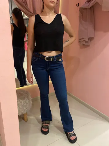 Jean Oxford Rapsodia Mujer Adulto Denim Bajo New Haeven