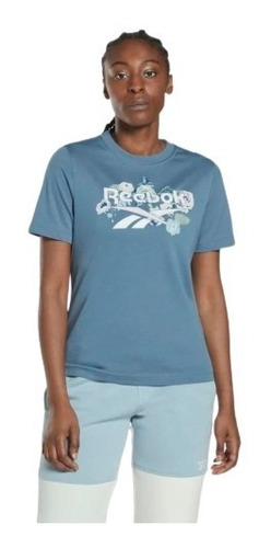 Polera Reebok Identity Floral Mujer