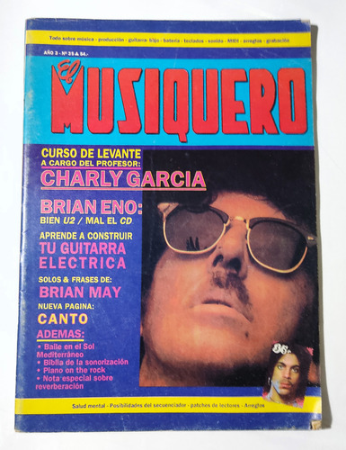 Revista El Musiquero N 35 Charly Garcia Brian Eno 