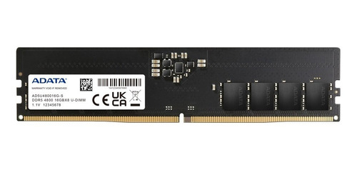 Memoria Ram Pc Adata Premier Ddr5 16gb 4800 Mhz U-dimm