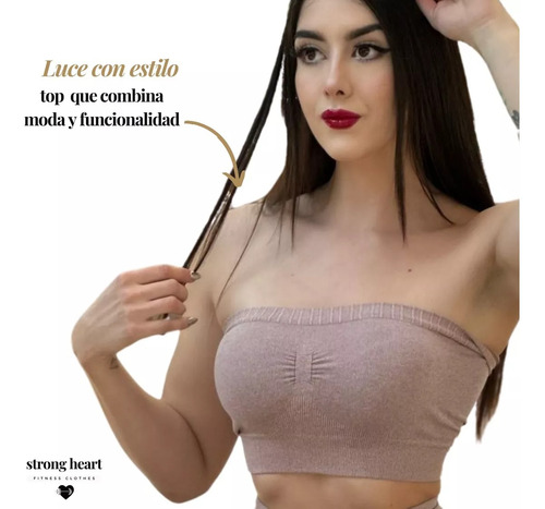 Top Bralette + Leggin Push Up (color Arena Y Tela Suave)