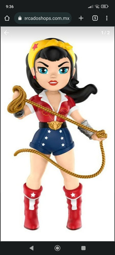 Funko Rock Candy Wonder Woman Bombshells Mujer Maravilla (Usado)