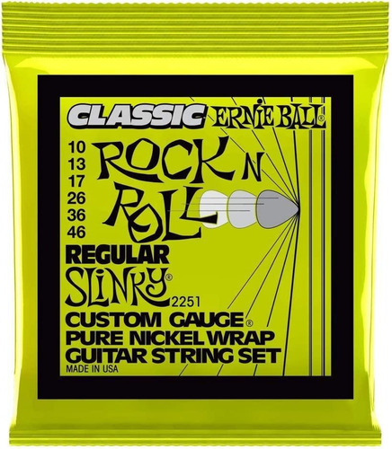 Cuerdas Guitarra Eléctrica Ernie Ball 2251 Classic Regular