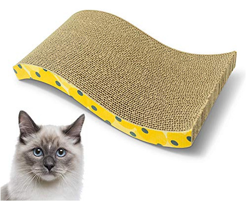 Nuestra Página La Ola Curvada Catnip Cat Scratcher (cat Toys