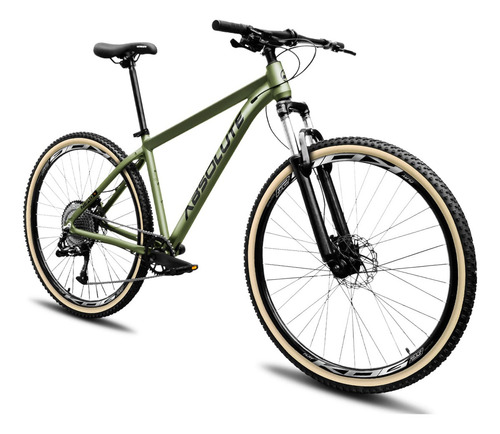 Bike Aro 29 Absolute Nero 5 12v Shimano Deore F. Hidráulico Cor Oliva