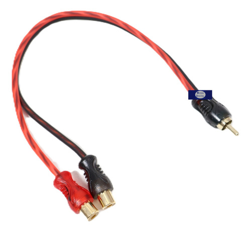 Cable Y I Griega 1plug 2jack Scandaltek St-rc120 1m-2f 30cm