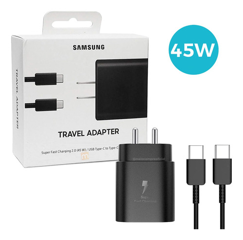 Cargador Samsung Usb Tipo C A Tipo C Super Carga Rápida 25w 