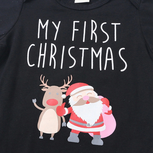 Imagen 5 de 7 de Baby Girl Christmas - Mi Primer Mono De Manga Larga Navideño
