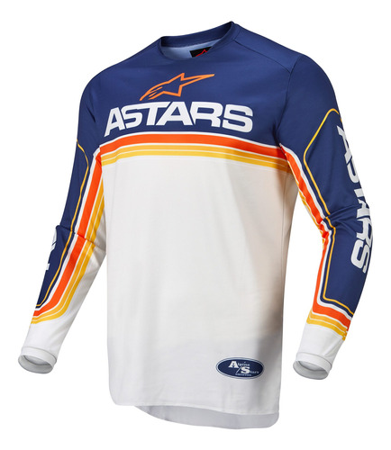 Jersey Para Motocross Fluid Speed Azl/bco/nja