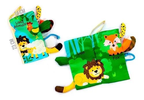 Libros Para Bebes Didácticos De Tela Animales Leon