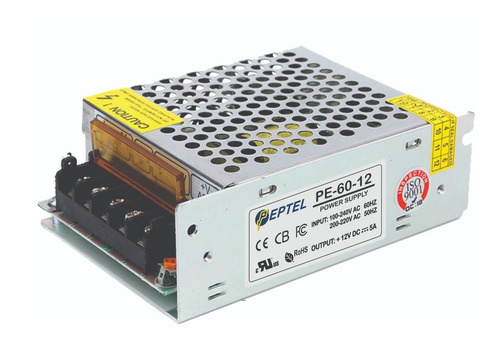 Fuente De Poder Switching 12v 5a 60w