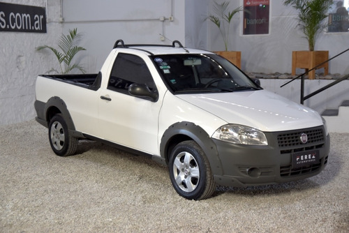 Fiat Strada Working 1.4 8v Con Gnc 2013 Color Blanco