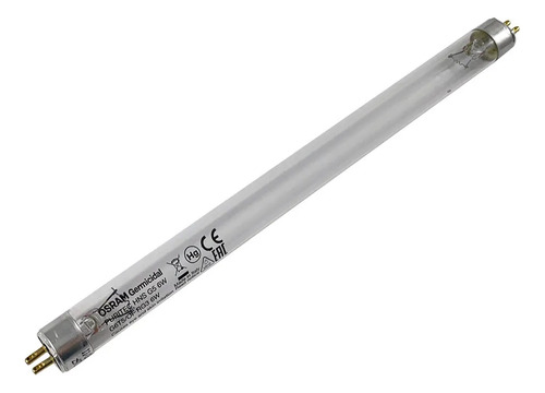 Tubo Desinfeccion Esterlizacion Uv 6w 22.6 Cms G6t5/of Osram