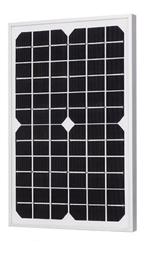 Panel Solar Fotovoltaico Monocristalino 30w 12v + Potencia