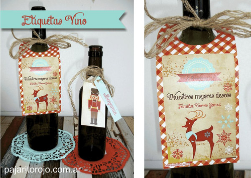 Kit Imprimible Navidad Vintage