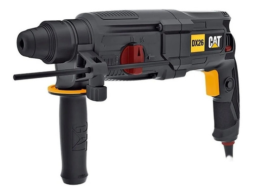 Imagen 2 de 3 de Rotomartillo electroneumático CAT DX26 negro y amarillo frecuencia de 50Hz/60Hz con 800W de potencia 220V-240V