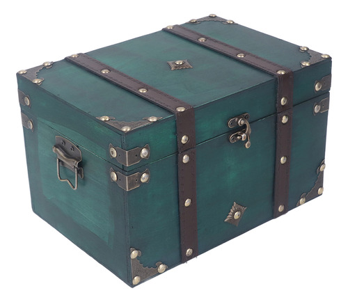 Treasure Chest Storage, Exquisitas Joyas De Madera Antiguas