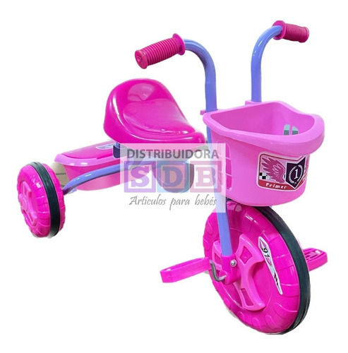 Triciclo Infantil  Bambino Niñas Niños Montable Rosado