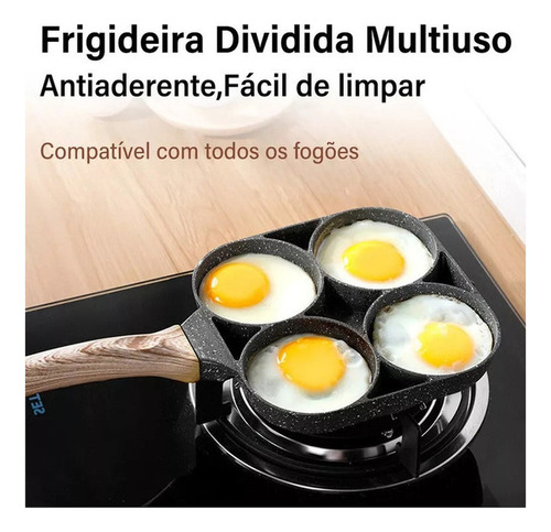 Fritadeira De Ovo De Panqueca Con 4 Hornos