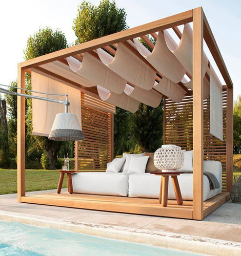 Pergolas De Madera De 5x5 Metros, $45,000
