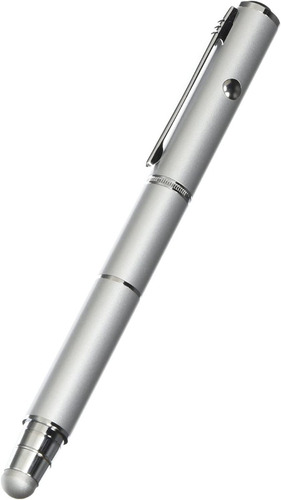 Imagen 2 de 2 de Stylus Pro Con Pluma Y Láser Perfect Choice 3 En 1 Plata