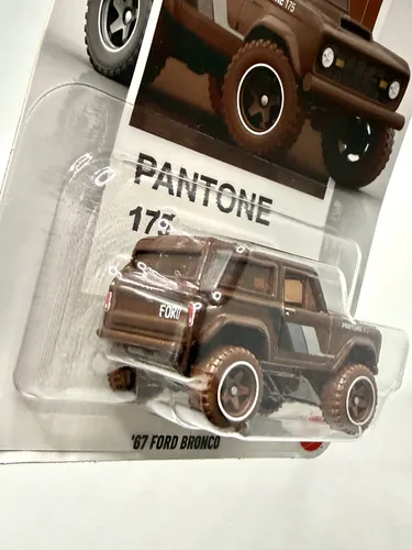 Hot Wheels Pantone 175 67 Ford Bronco Marrom Silver Series | Frete