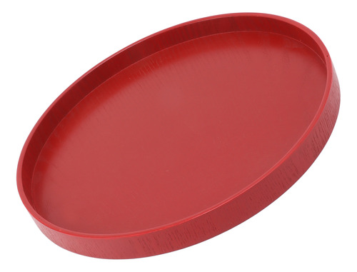 Bandeja Para Servir Frutas, Madera, Vino, Rojo, Redondo, Ver