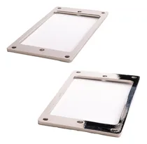 Comprar Par Moldura Metal Captador Humbucker Base Reta Cromado Eleph