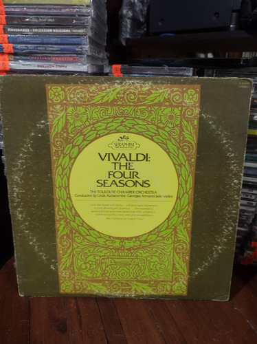 Vivaldi - The Four Seasons -louis Auriacombe- Vinilo Lp Imp
