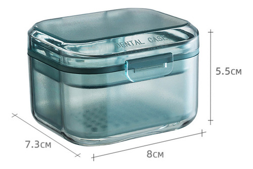 Caja Para Retenedor Ortodóntico Doble Capa Estuche De Limpie