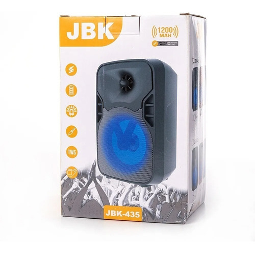 Imagen 3 de 8 de Parlante Bluetooth Portatil Inalambrico Rgb Usb Con Radio 4