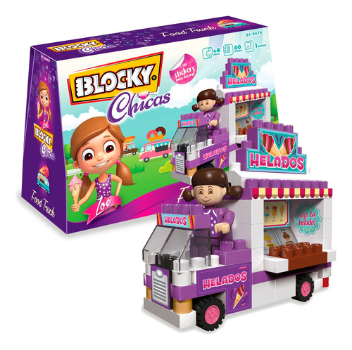 Blocky Chicas Food Truck 65 Piezas Ori Dimare Casa Valente
