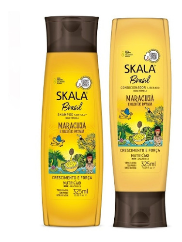 Shampoo E Condicionador Skala Maracujá E Óleo De Patauá