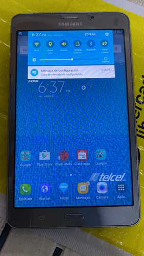 Samsung Galaxy Tab A 2016 T285m Color Gris. Leer!!.