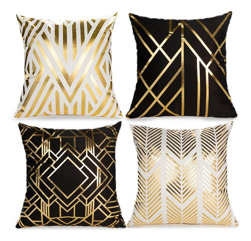 4pzs Fundas Para Cojines Almohada De Terciopelo 45x45cm
