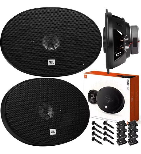 Parlantes  Jbl 6x9' 300w 3 Vias Stage1 9631 Altavoces