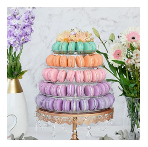 Imagen 4 de 8 de Soporte Exhibidor Torre Para Macarons Desmontable Parpen