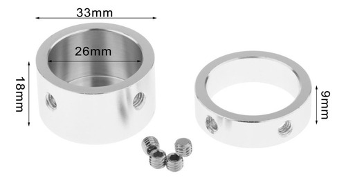 2x Abrazaderas Para Collares De Pesas, Accesorios De