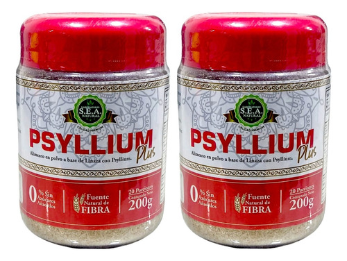2 Psyllium 200g Detox Colon - g a $170