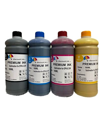 Tinta De Sublimación Universal Inkpro - Botellas De 1000ml