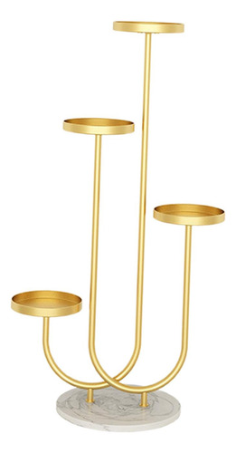 Estante De Del Soporte De La Planta Del Metal De 4 Estilo C