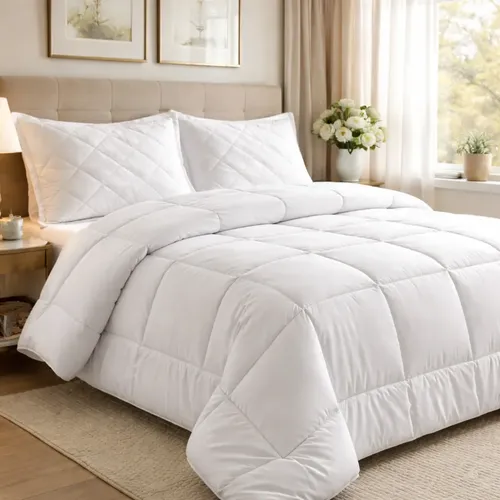 Edredom King Size Micropercal Toque De Seda 400 Extra Macio