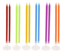 Comprar Set De Vela Somoscotillon Multicolor Color Multicolor Con Forma De Cilíndrica Diseño Multicolor - Pack X 12