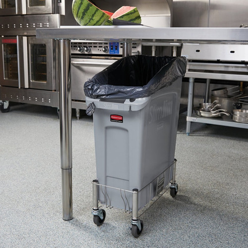 Contenedor Slim Jim Rubbermaid 13 Gal Debajo Del Mostrador