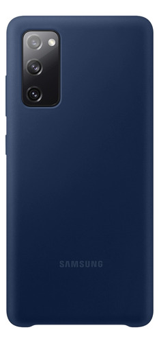 Forro De Silicón Para Samsung Galaxy S20 - Azul Marino