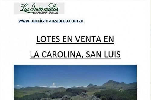 Lote En Venta En La Carolina