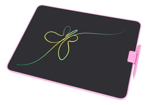 Bloc De Escritura Lcd Rosa De 20 Pulgadas, Recargable, Dibuj