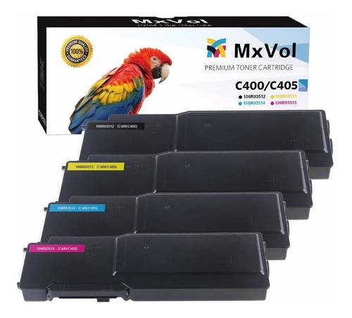 Toner Alternativo ( X4 ) Alta Capacidad 4 Colores C400 C4...